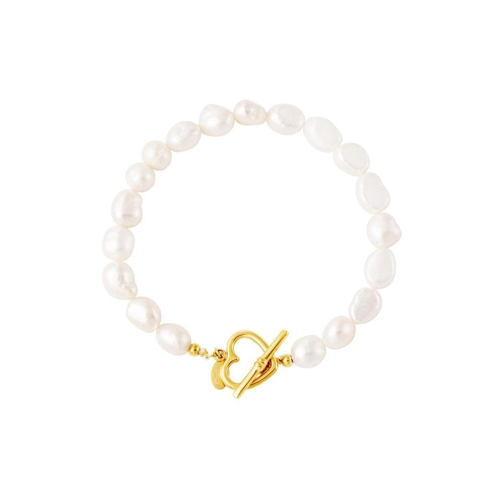 Armband 'Witte parels'