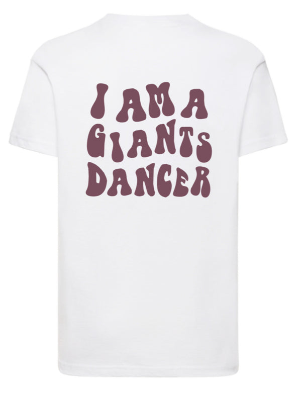 Giants T-shirt 'I am a giant dancer'