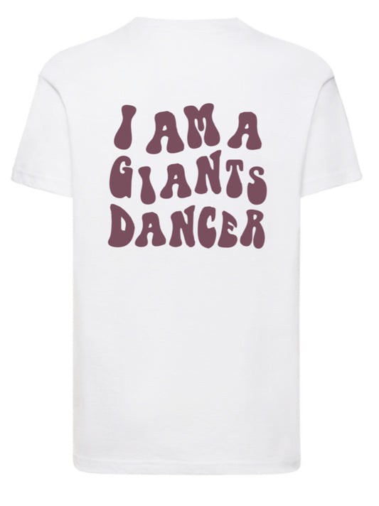 Giants T-shirt 'I am a giant dancer'
