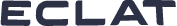 Eclat logo borst groot flock navy
