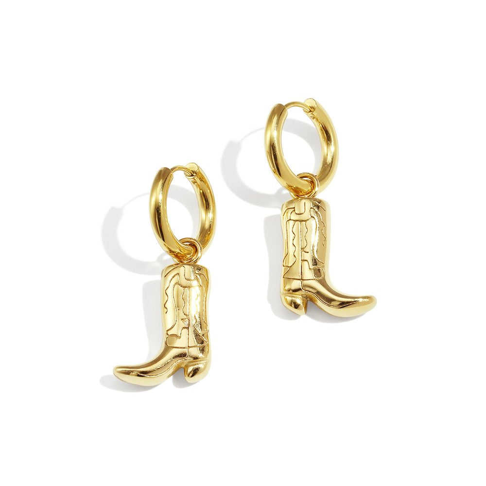 Oorbellen 'Hanger cowboy boots'