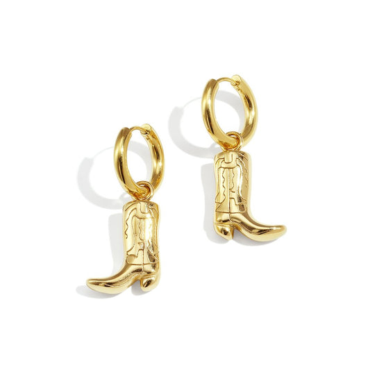 Oorbellen 'Hanger cowboy boots'