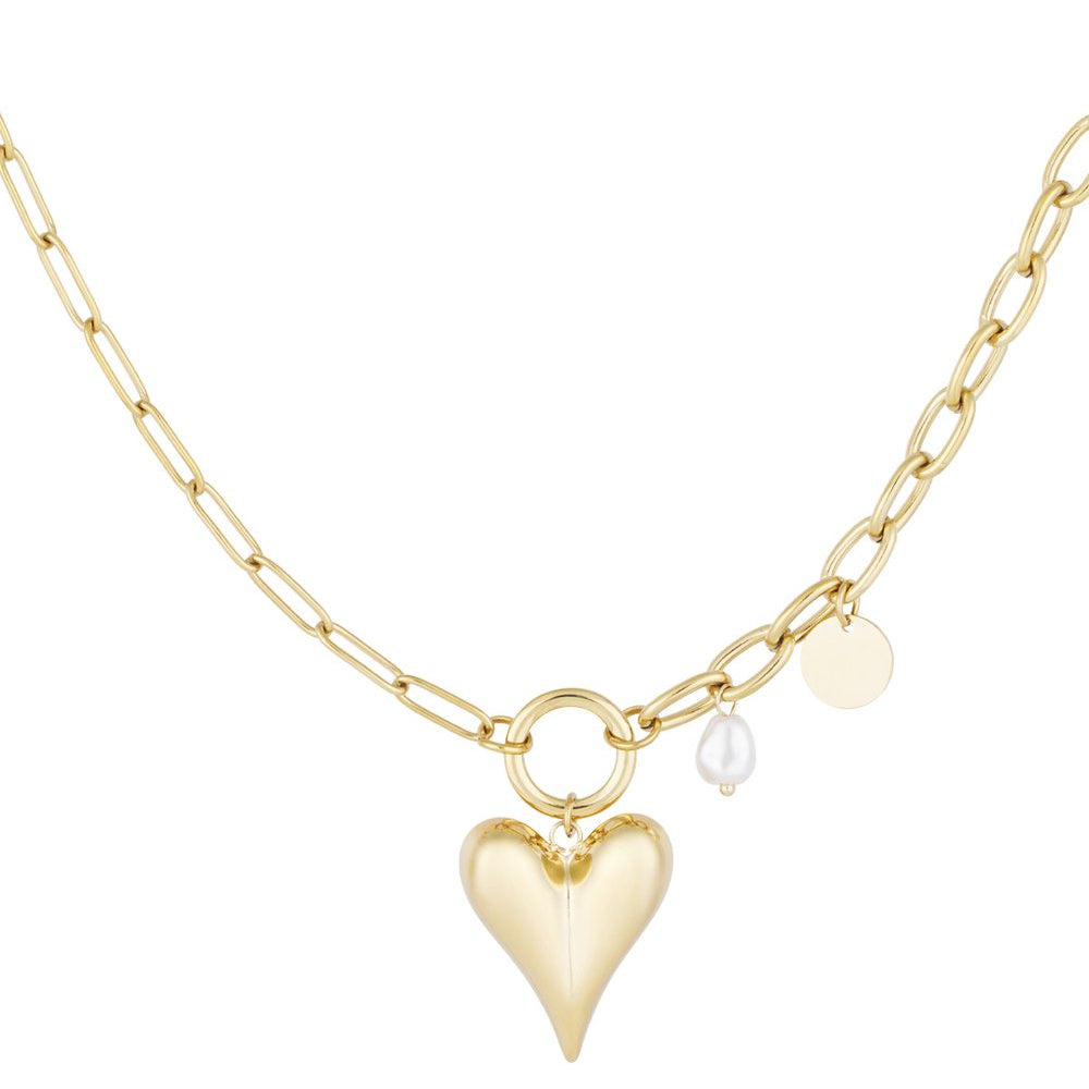 Ketting 'Parel hart'