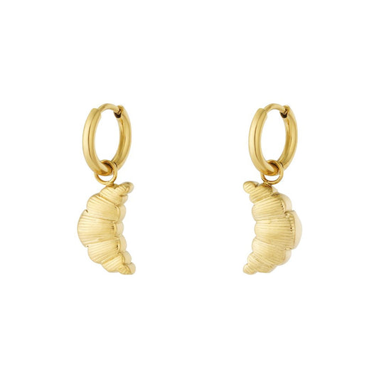 Oorbellen 'Hanger croissant'