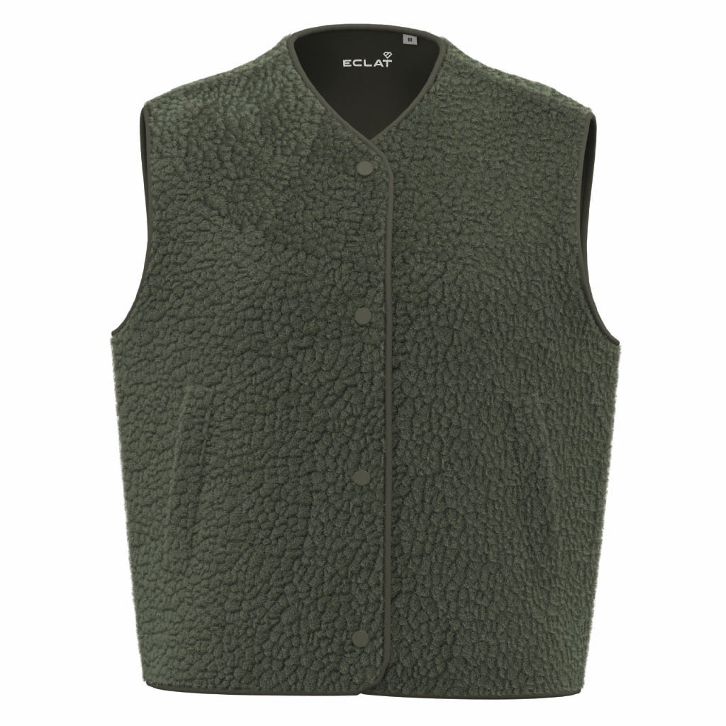 Eclat mouwloos sherpa damesjasje