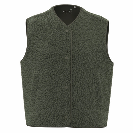 Eclat mouwloos sherpa damesjasje