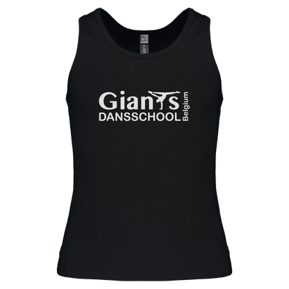 Racerback 'Giants Dansschool' Zwart Meisjes