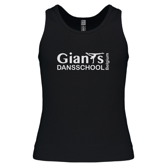 Racerback 'Giants Dansschool' Zwart Meisjes
