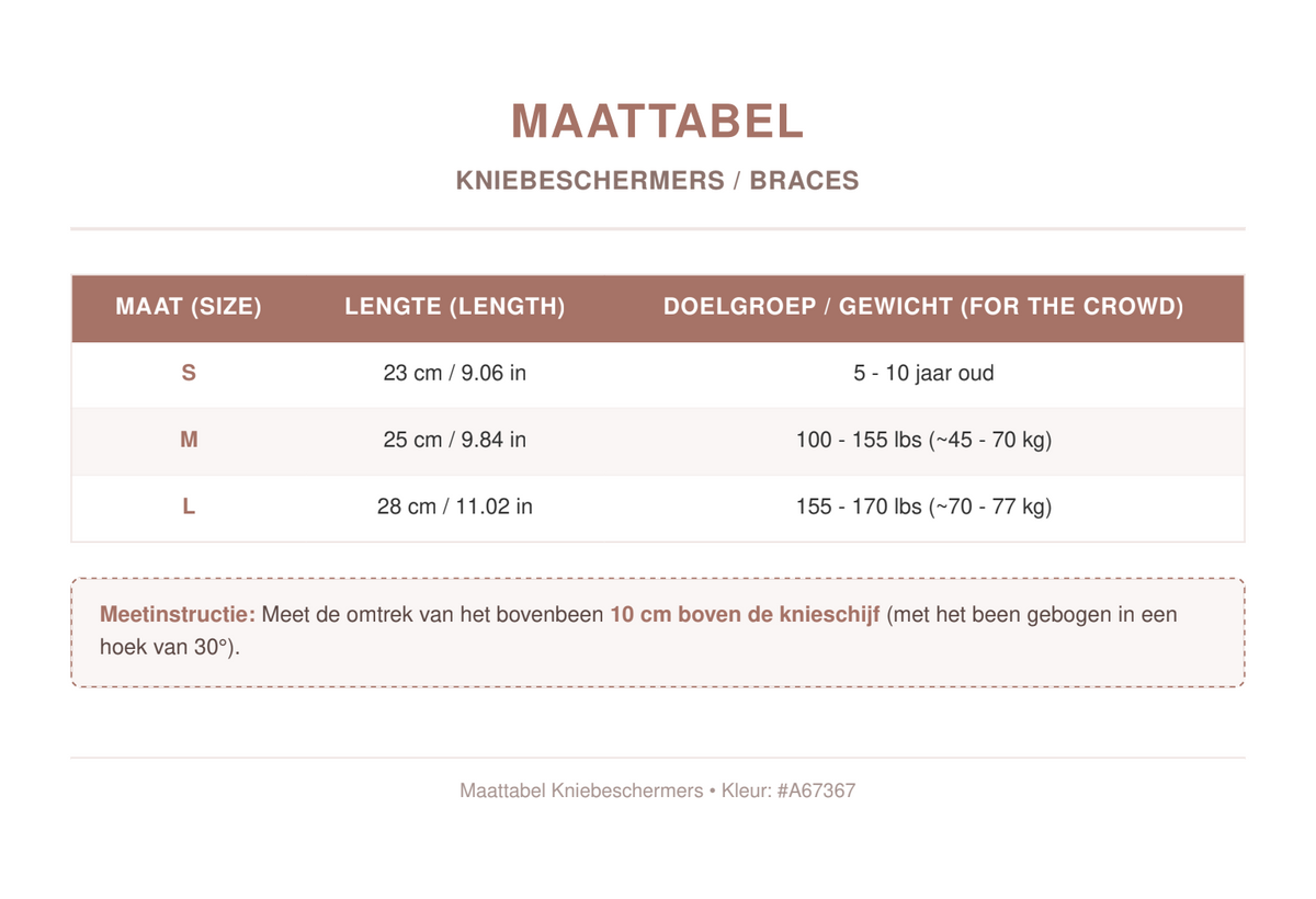 Maattabel