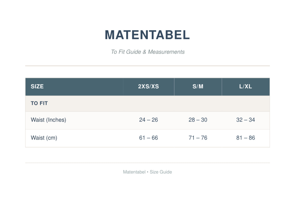Maattabel