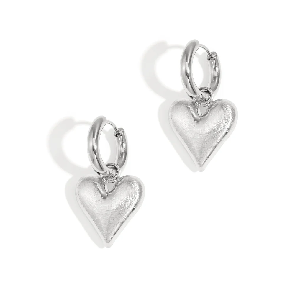 Oorbellen 'Hanger hart'