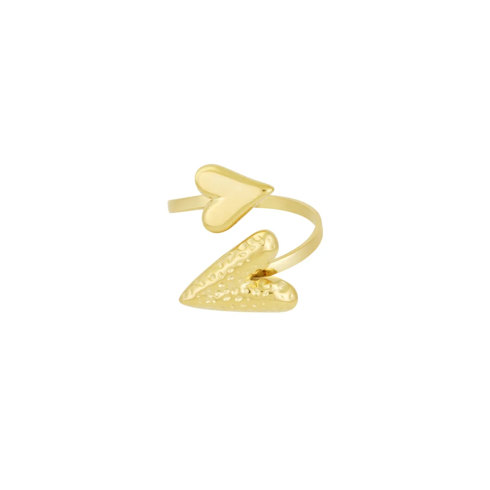 Ring 'Duo hart'