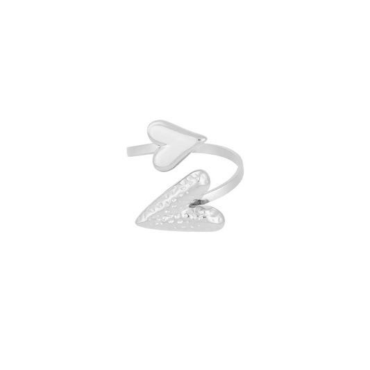 Ring 'Duo hart'