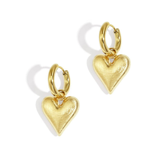 Oorbellen 'Hanger hart'